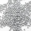 1000 Pcs Acrylic Silver Pony Beads 6x9mm Bulk by Gxueshan