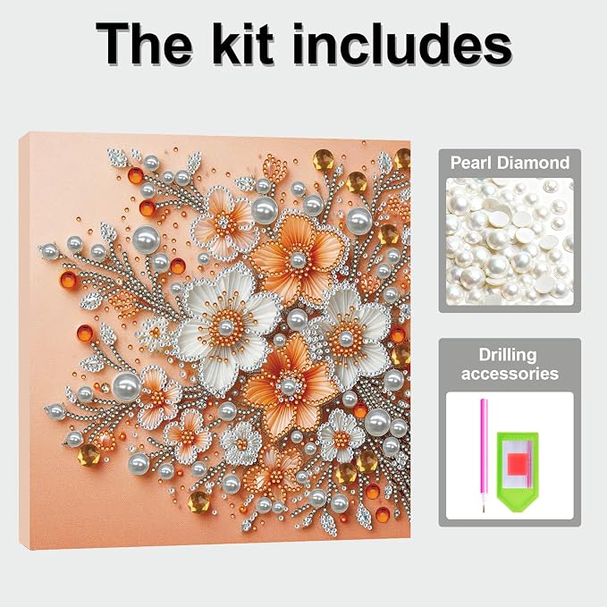 POETRYDRAW 3D Pearl Diamond Art Painting Kit - Image 6