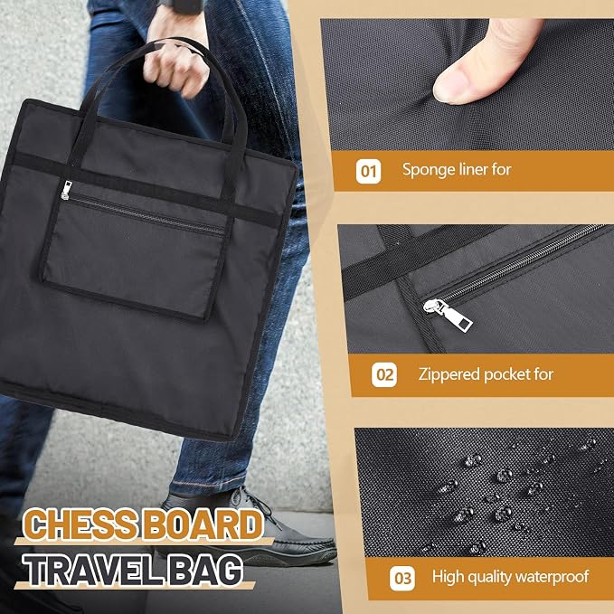 Inch Chess Bag Standard Chess Board Carrying Bag - Image 3