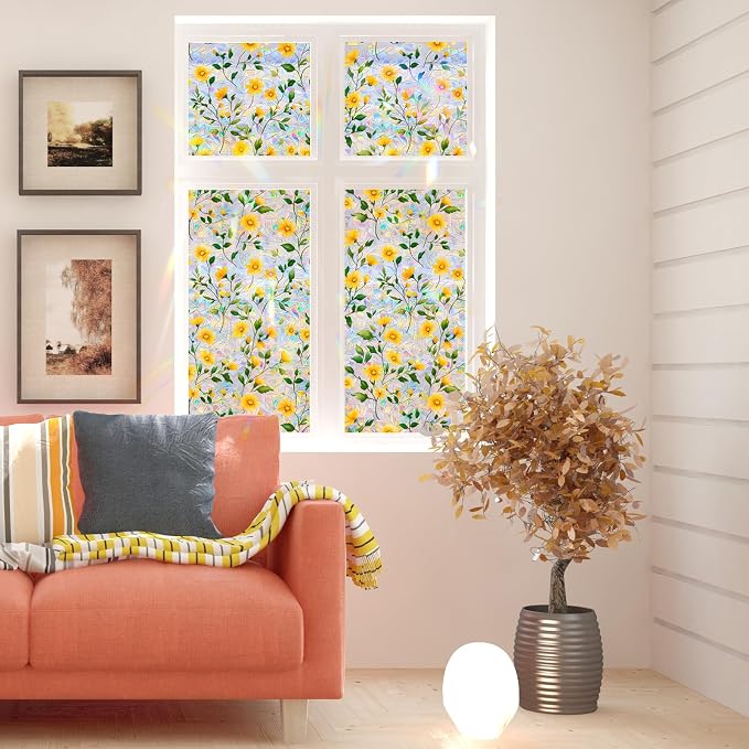 Bloss Flowers Window Privacy Film, Sunroof Decal - Image 7
