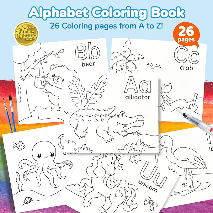 JoyCat Paint with Water Coloring Books - Image 2