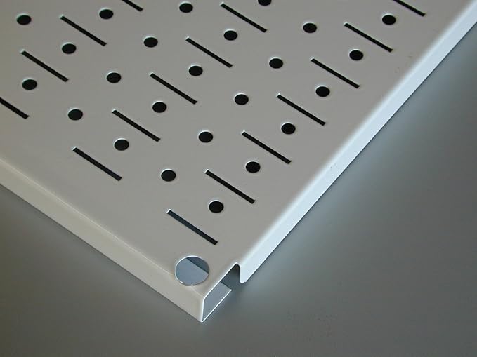 Wall Control Pegboard Organizer 4 ft. Metal Pegboard Standard Tool Storage Kit with Black Toolboard and Blue Accessories
