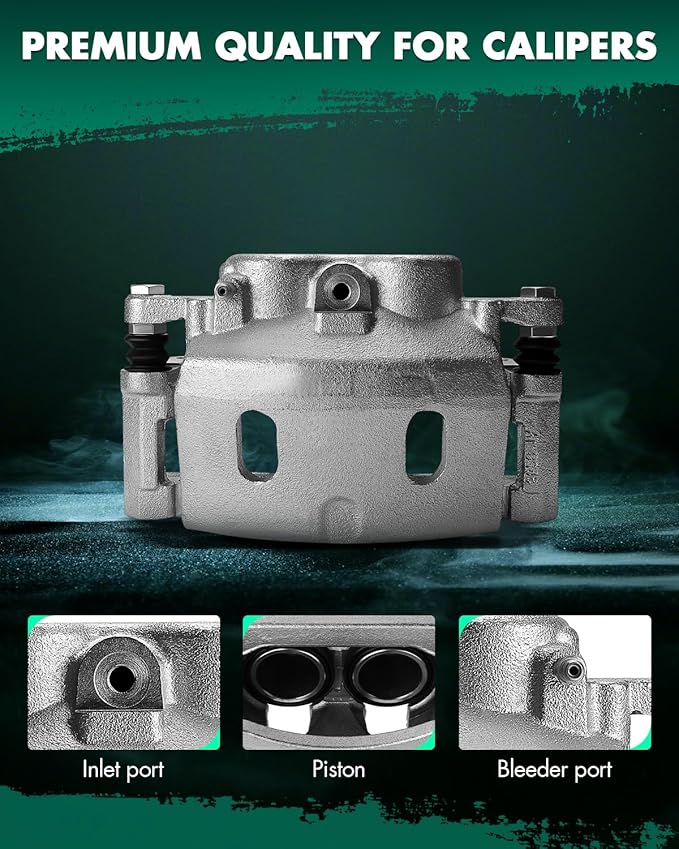 SCITOO Front Left Brake Caliper With Bracket 18B4919A Compatible For Cadillac 2008-2019 For Chevrolet 2008-2019 For GMC 2008-2018