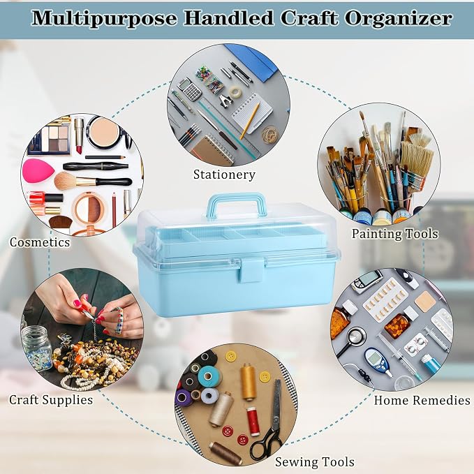Tackle Box, 16-Inch Extra Large Art Storage Box - Image 7