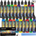 HOMY ARTY Glass Paint 20 Colors by HOMYARTY