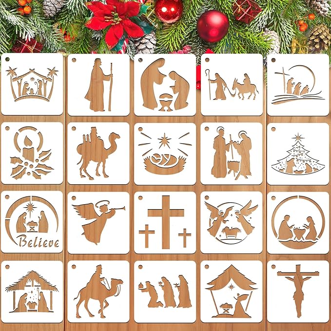 JULMELON Christmas Stencils by JULMELON