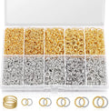 4600Pcs Silver and Gold Jump Rings by PAXCOO