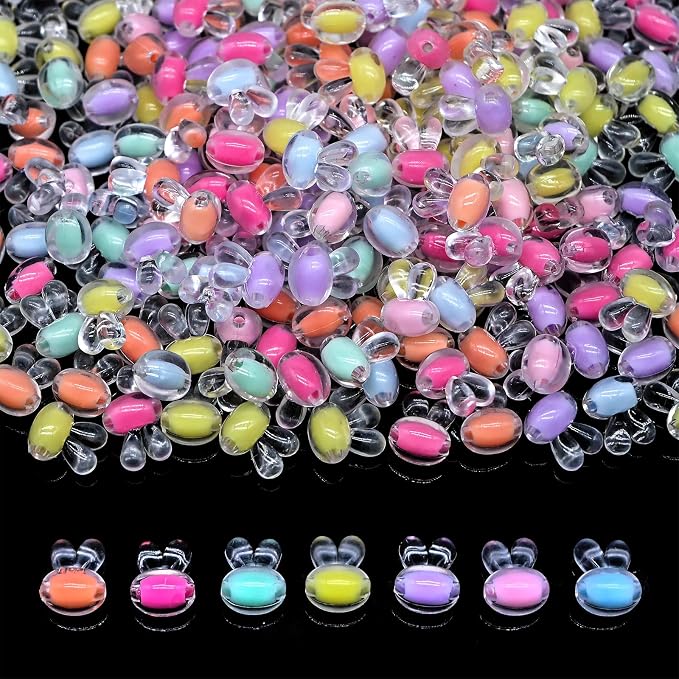 200+ pcs Candy Bulk Assorted Cute Kandi Beads by YuSheng