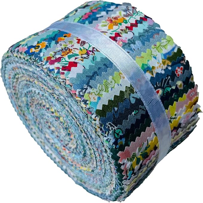 40 Strip Jelly Roll Fabric Strips - Image 2