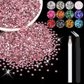 12000PCS 2mm Resin Rhinestones Bulk by BELLEBOOST