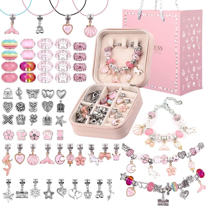UFU Charm Bracelet Making Kit, Jewelry Making Kit Craft Gift by UFU