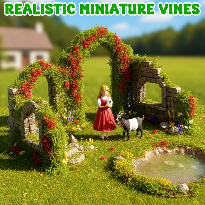 Warmtree Realistic Miniature Vines Simulation Vine Miniature Plants - Image 5