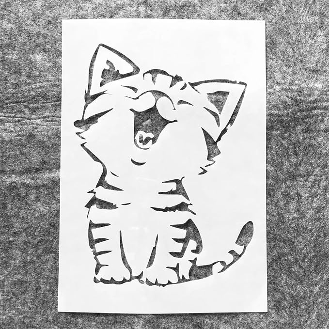 TIAMECH A4 Reusable Little Cat Stencil - Image 9