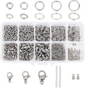 PH PandaHall 830pcs Jewelry Making Findings Stainless Steel by PHPandaHall