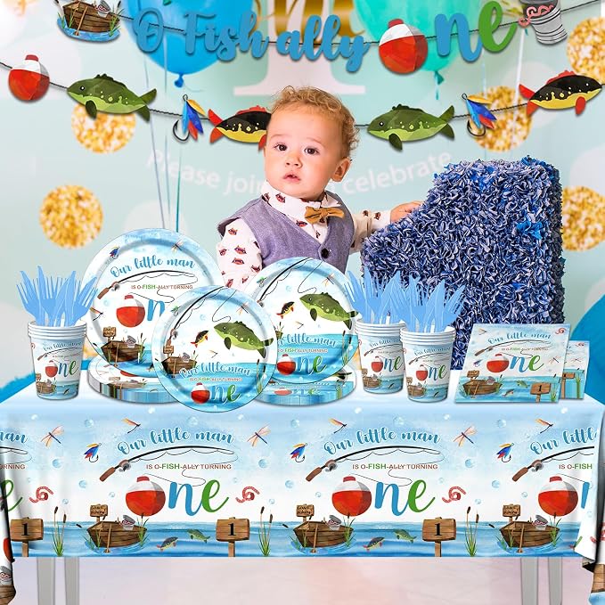 Ofishally One Birthday Decorations - Image 2