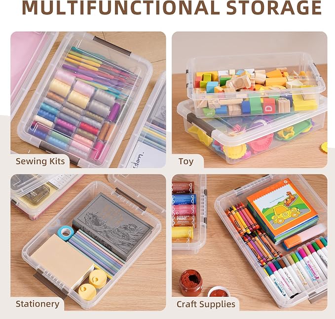 Citylife 20 PCS Plastic Storage Bins - Image 7