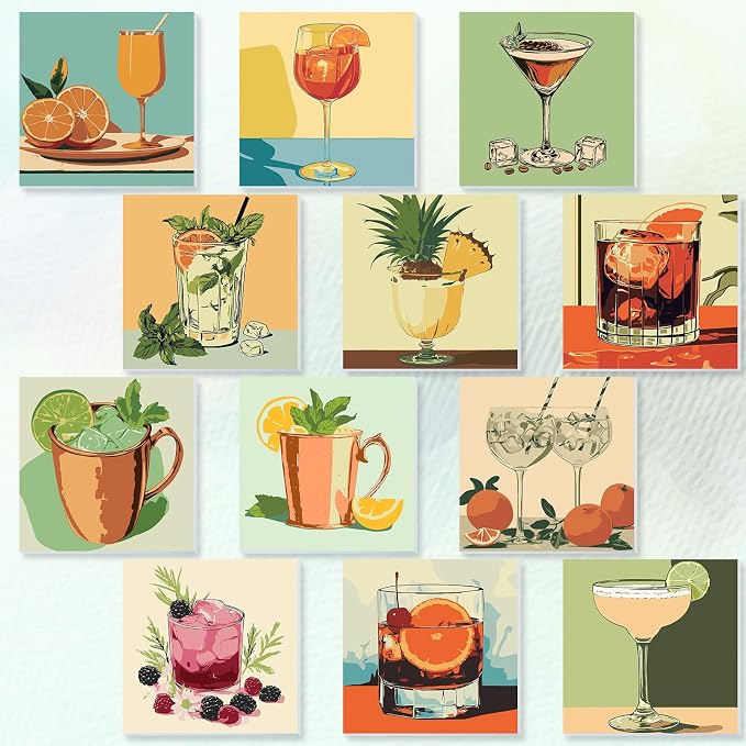 Nezyo 12 Sets Paint by Numbers Kit - Image 2