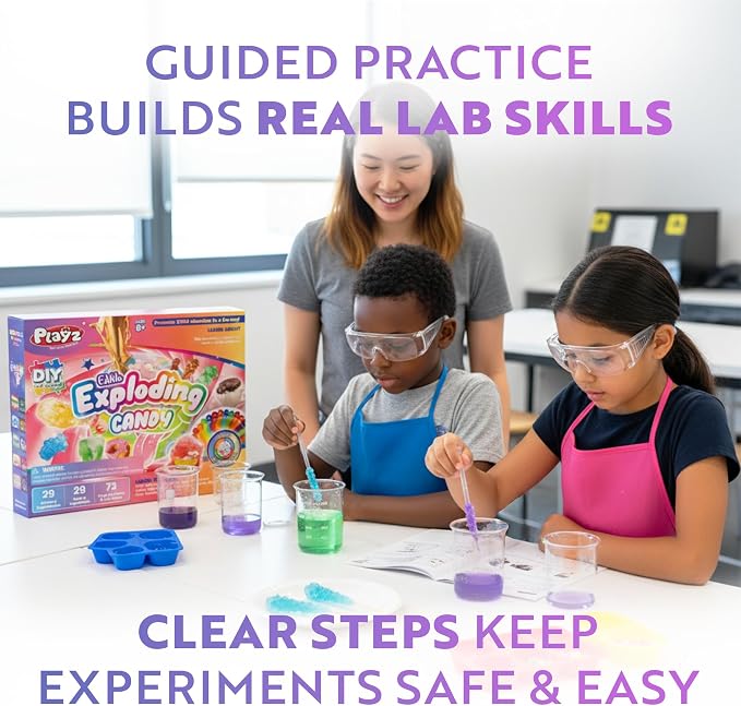 Playz Edible Exploding Candy Making Science Kit - Image 7