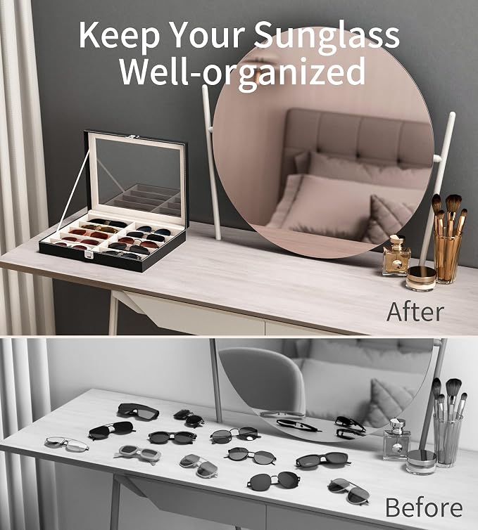 NEWLOOP 10/30 Slots Sunglass Organizer - Image 5