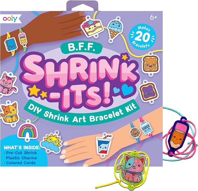 Ooly 24 PC DIY Shrinking Art Kit by Ooly