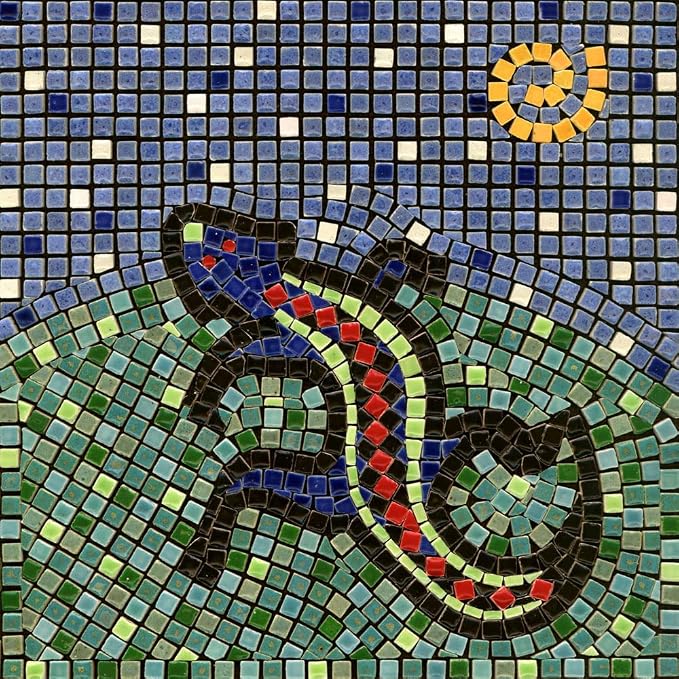 Complete Mosaic Kits for Adults: Unleash Your Creativity, Square 7inch Reptile by ALEA+Mosaic