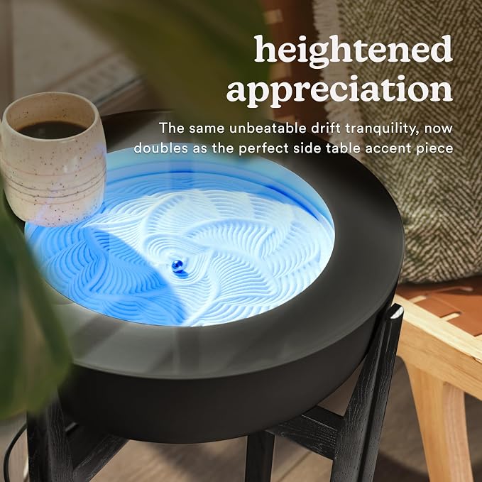 HoMedics Drift Sandscape Solid Wood Sand Table Stand 16” Compatible drift 16” - Image 6
