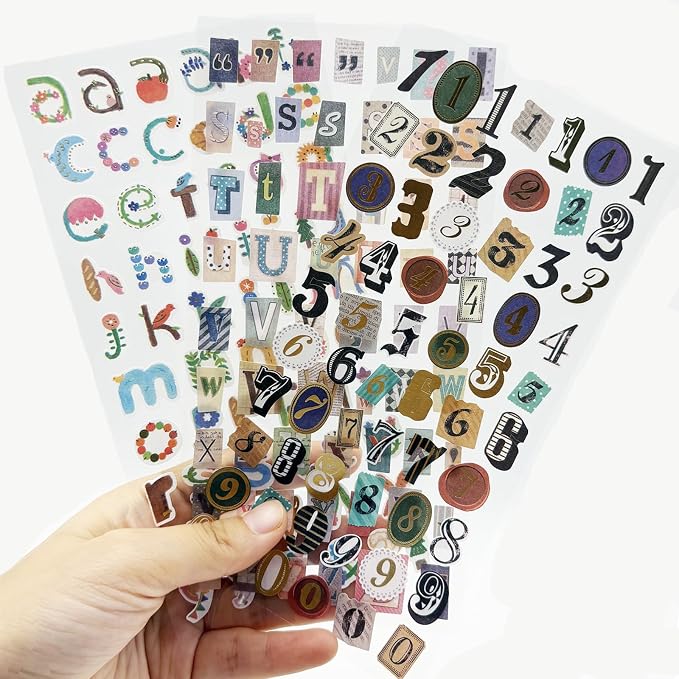 347PCS Vintage Stickers, 6 Sheet Scrapbook Stickers Graffiti, Cute Vintage - Image 8