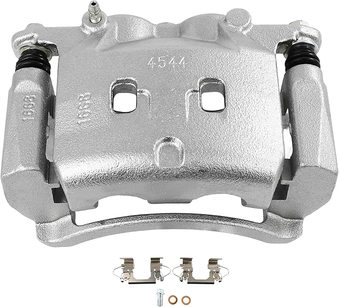 SCITOO 19B7147 Front Right Disc Brake Caliper w/Bracket Fit For INFINITI For Q50 2014-2018,For Nissan For Rogue 2014-2018,For Nissan For X-Trail 2014-2015, Double Pistons