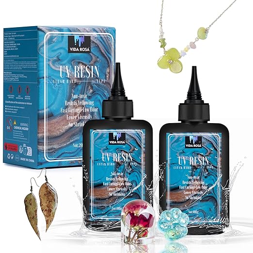 VIDA ROSA 200G UV Resin Upgraded Low Viscosity and Low Shrinkage Kit by VidaRosa