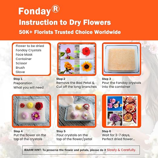 Silica Gel Flower Drying Crystals - Image 8