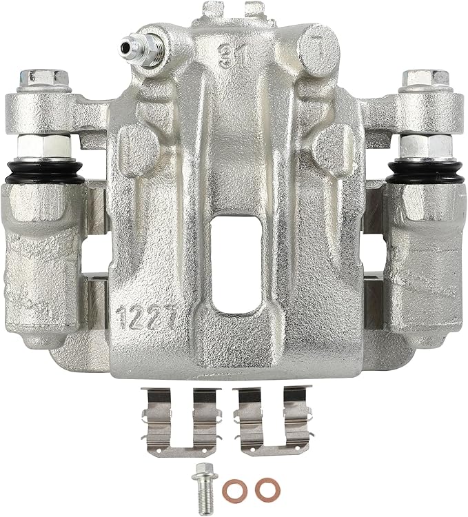 cciyu Rear Left Brake Caliper Assembly w/Bracket 19B3477A For Hyundai For Accent,For Kia For Forte/For Forte Koup/For Forte5/For Rio/For Rio5