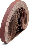 1x30 Sanding Belt, 80 Grit Aluminum Oxide Belt Sander Paper for Woodworking Metal Polishing,24 Pack(1x30 Inch, 80 Grit)
