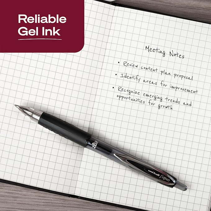 uniball™ 207 Gel Pens, 0.7mm Medium Point, Retractable, Smooth Writing - Image 3
