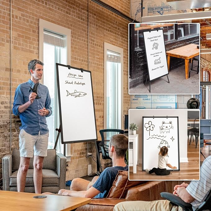Maxtek Easel Whiteboard 36 x 24, Stand Tripod - Image 6