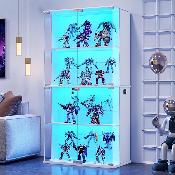 Lvifur Glass Display Cabinet by LVifurSmartFurniture