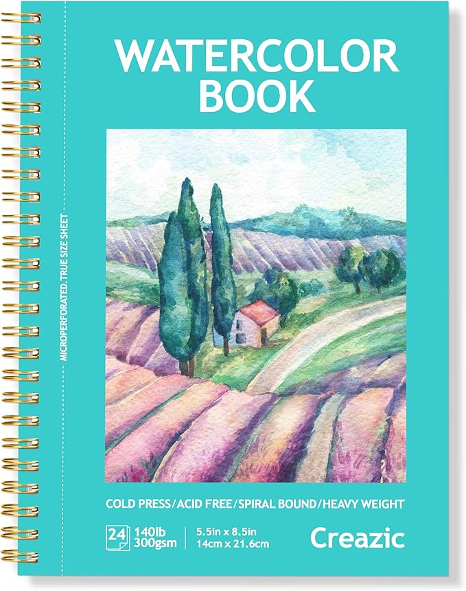 Watercolor Paper Pad, Spiral by Unknown