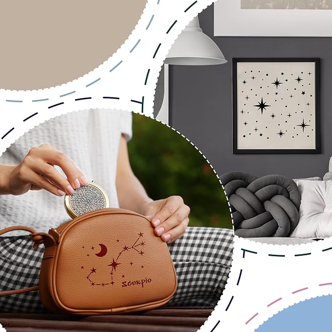 Keluna Star Stencils for Wall Decor - Image 7