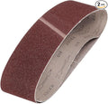 HARFINGTON 6 x 48 Inch Sanding Belts, 2 Pcs 60 Grits Aluminum Oxide Abrasive Belt Sander File Belt for Woodworking, Metal Polishing, Knife Sharpener