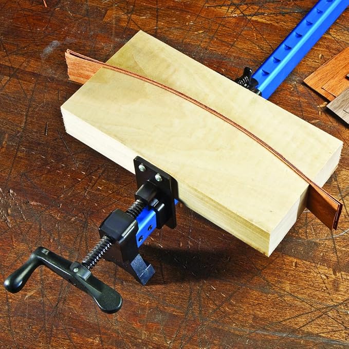 Sure Foot 36' Bar Clamps Lightweight Aluminum Carpenter Pipe Clamps with 2-1/2' Wide Base for 3/4' Boards