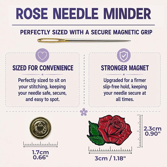 The Quilted Bear Needle Minder - Image 2