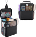Lifewit Mesh Shower Caddy Bag Portable College Dorm Room Essentials Caddy Tote Basket for Bathroom, Gym, Travel, Camping Quick Dry Hanging Shower Organizer Toiletry Bag for Women Wen, Medium, Black