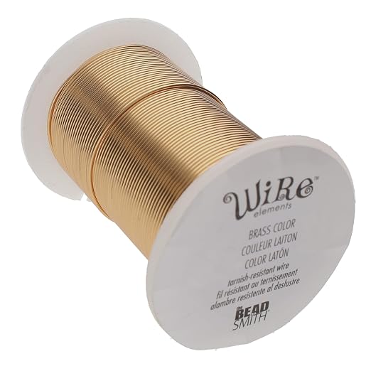 The Beadsmith Wire Elements 18-Gauge Lacquered Tarnish-Resistant Copper Wire by TheBeadsmith