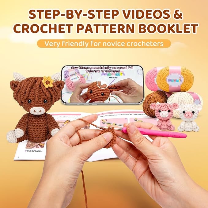 Mewaii Beginner Crochet Kit - Image 4