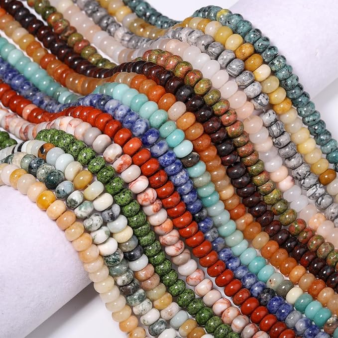 Songxi 5x8mm Natural Blue Amazonite Beads, Gemstone - Image 8