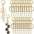 sunla 20pcs Gold Keychain Making Kit by SUNLA