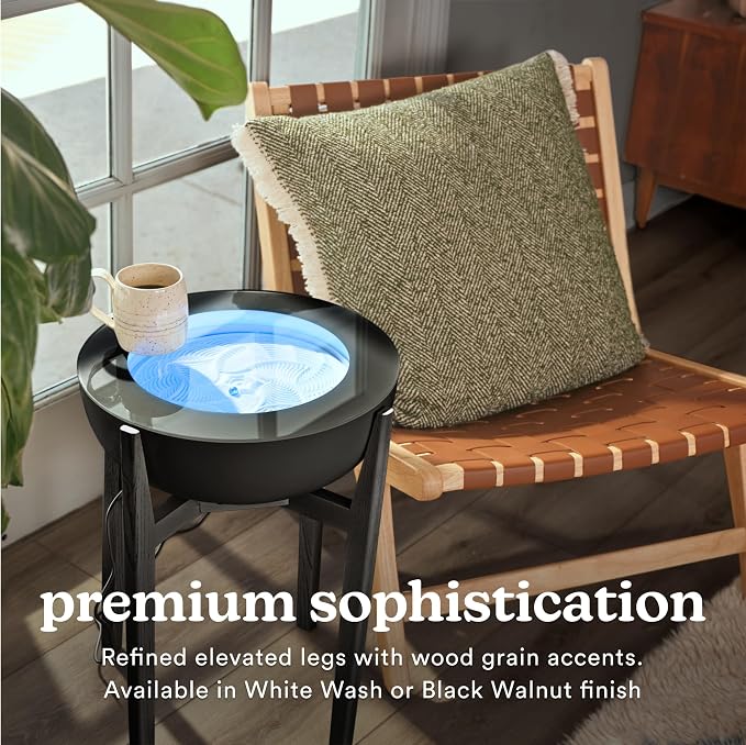 HoMedics Drift Sandscape Solid Wood Sand Table Stand 16” Compatible drift 16” - Image 4