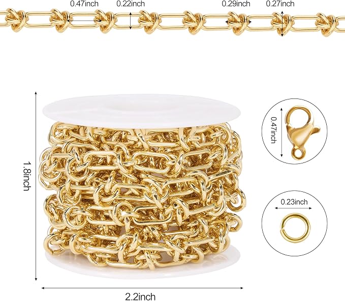 6.5 Feet Gold Plated Stainless Steel Chains - Image 4