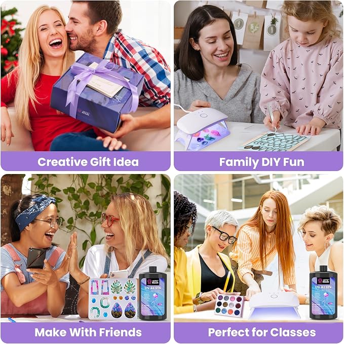 LET'S RESIN UV Resin Jewelry Making Kit - Image 9