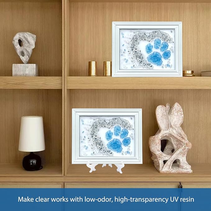 CIYOJA Sea Glass Stained Glass Kit – Cat Paw Resin Art Mosaic Kit - Image 4