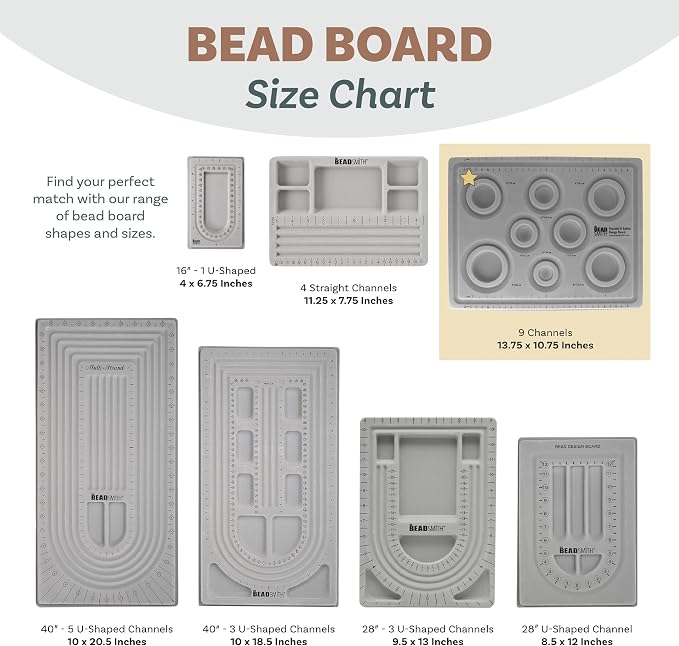 The Beadsmith Elements Bracelet & Anklet Design Bead Board –13.75 x 10.75 x 1 - Image 6